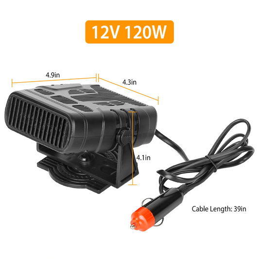 Portable Car Heater & Defroster (12V / 24V)