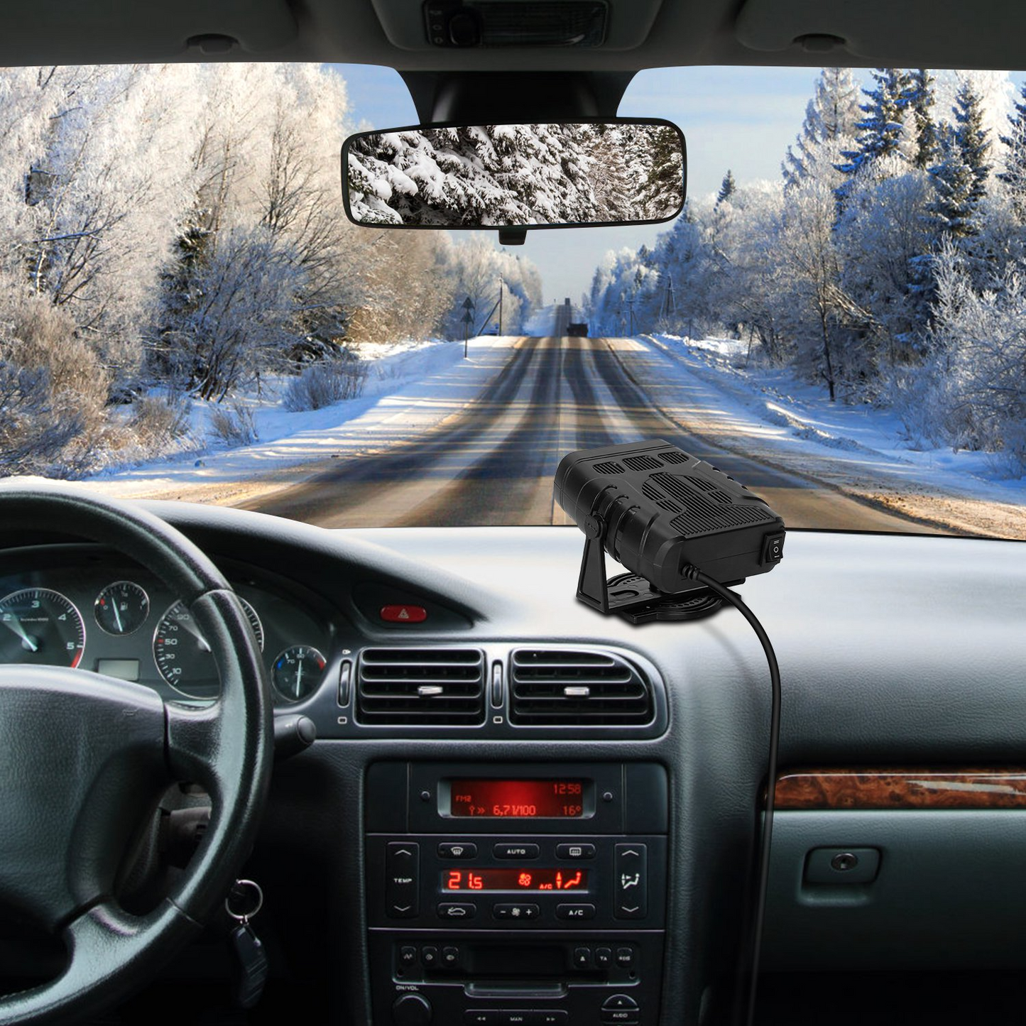 Portable Car Heater & Defroster (12V / 24V)