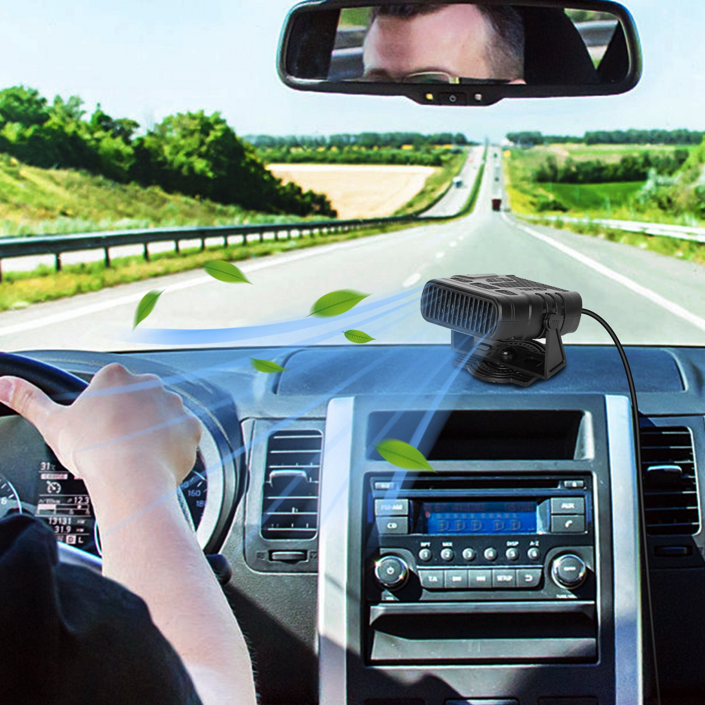 Portable Car Heater & Defroster (12V / 24V)